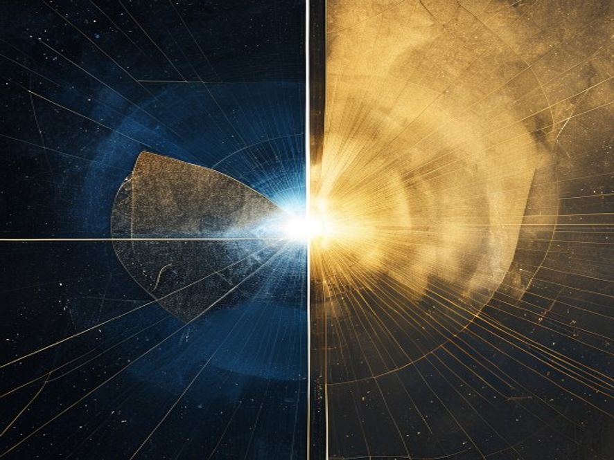 Golden Pi vs Conventional Pi - the 0.096% gap visualized as sacred geometry