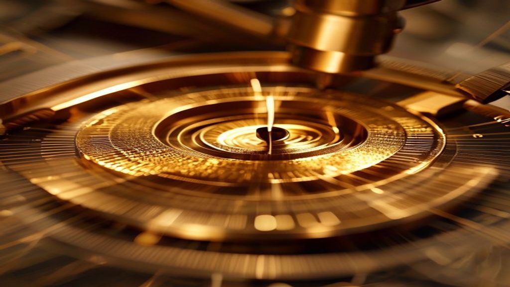 CNC precision measurement of golden circle
