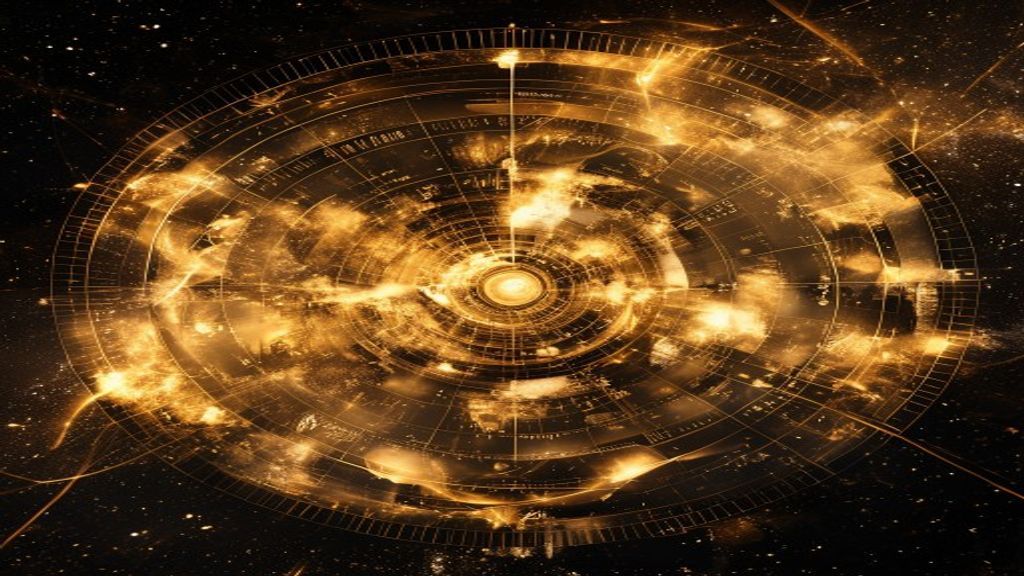 Earth axial precession visualized as golden spiral